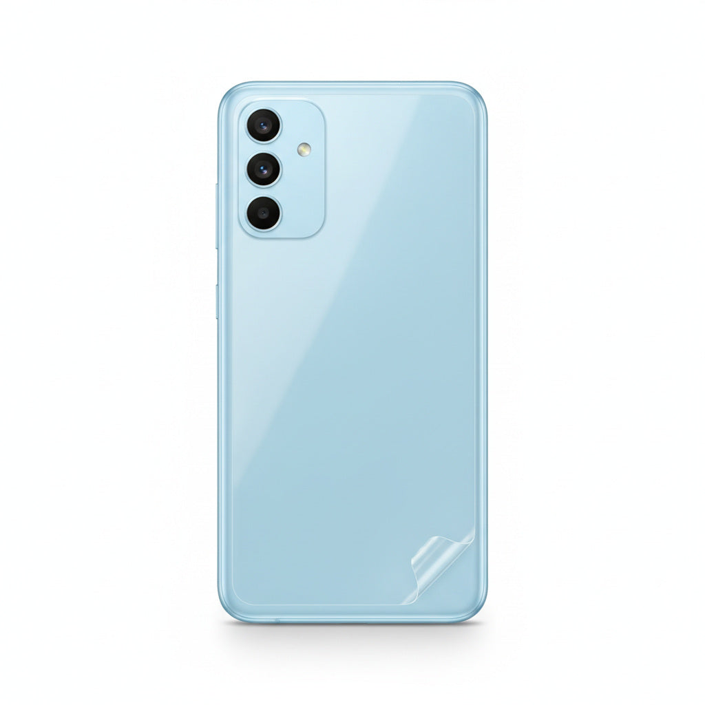 Hydrogel back protector for Samsung Galaxy A13 5G - clear film on the back of the phone