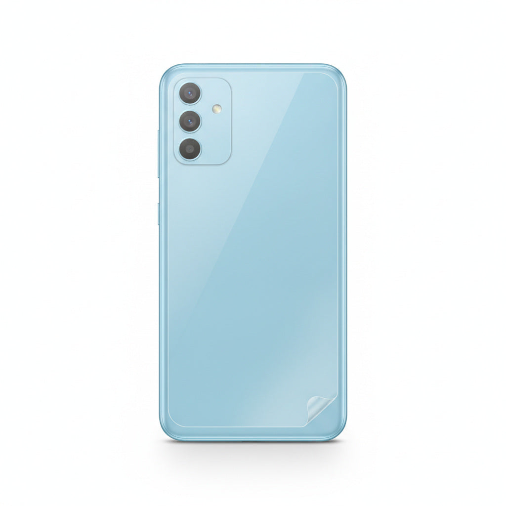 Hydrogel back protector for Samsung Galaxy A13s - clear film on the back of the phone