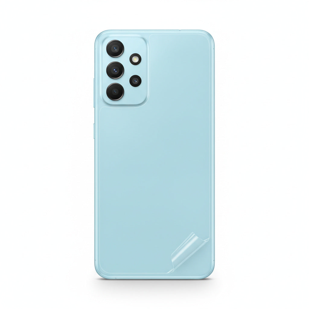 Hydrogel back protector for Samsung Galaxy A23 5G - clear film on the back of the phone