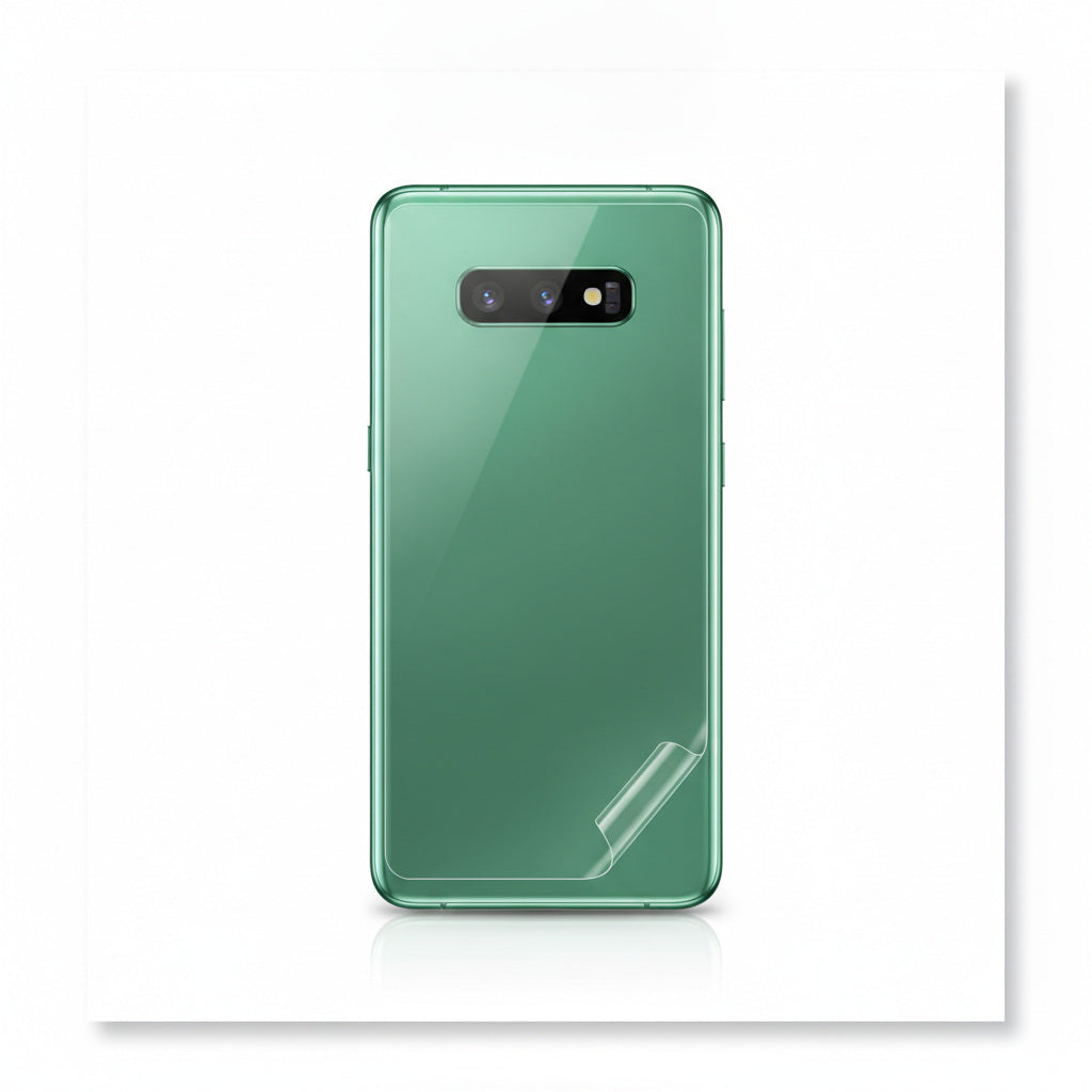 Hydrogel back protector for Samsung Galaxy S10 - clear film on the back of the phone
