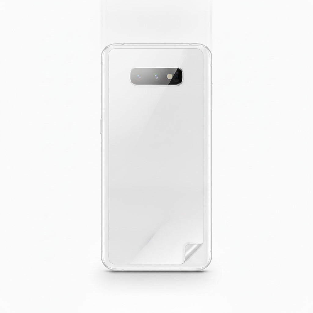 Hydrogel back protector for Samsung Galaxy S10E - clear film on the back of the phone