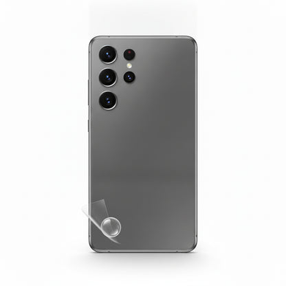 Hydrogel back protector for Samsung Galaxy S26 Ultra - clear film on the back of the phone