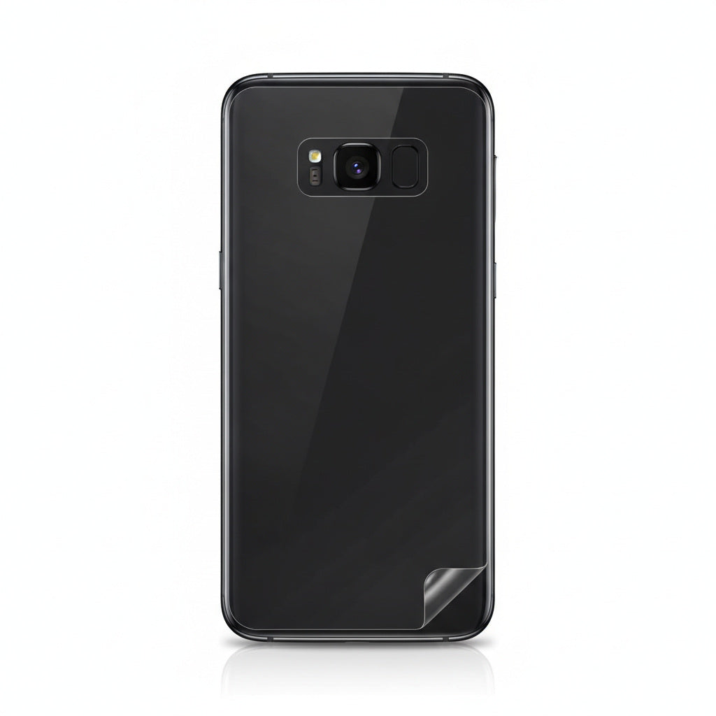 Hydrogel back protector for Samsung Galaxy S8 - clear film on the back of the phone