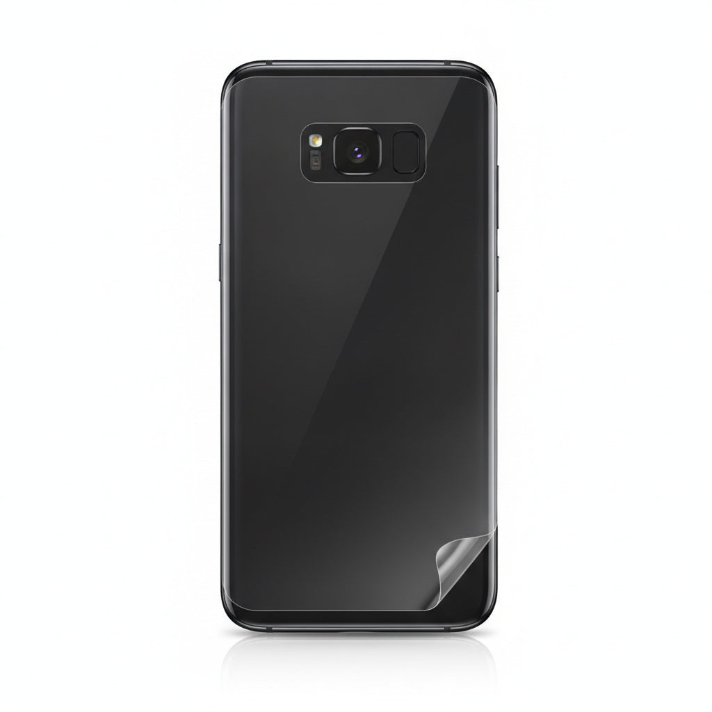 Hydrogel back protector for Samsung Galaxy S8+ - clear film on the back of the phone