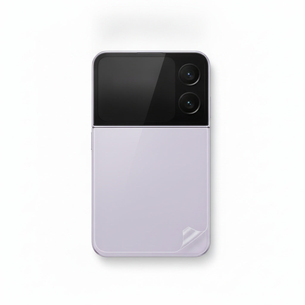 Hydrogel back protector for Samsung Galaxy Z Flip 8 - clear film on the back of the phone