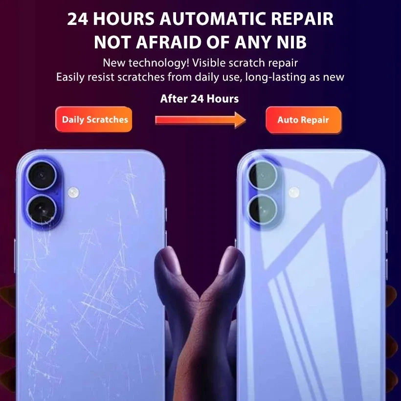 Clear Hydrogel Screen Protector For iPhone 18 Pro Max Back