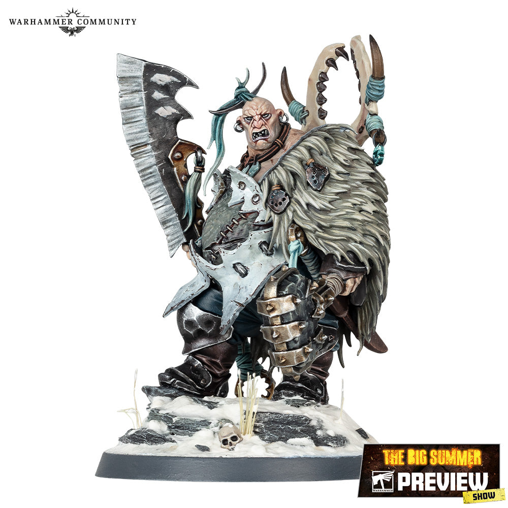 Ogor Mawtribes Tyrant miniature detail