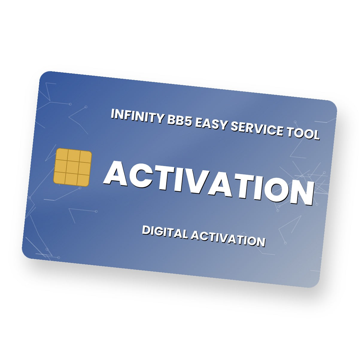 Infinity BB5 Easy Service Tool Activation digital activation card