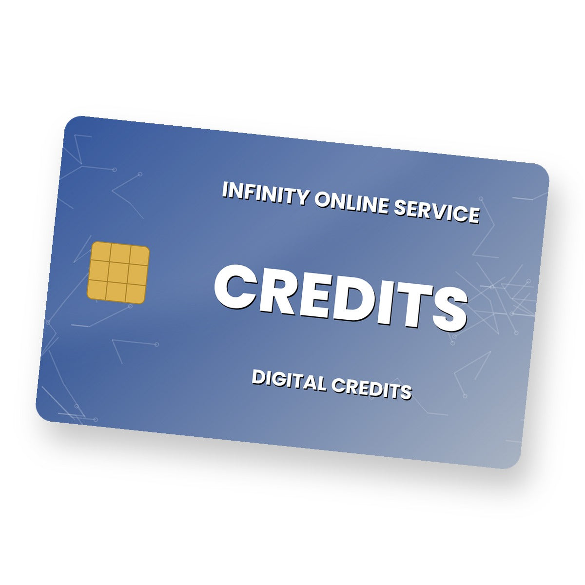 Infinity Online Service Credits digital credits card