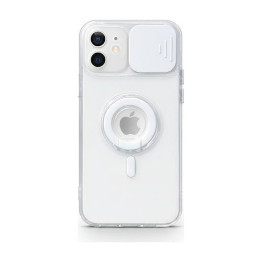 Case For iPhone 13 Mini in White Camera Lens Protection Case Cover FoneFunShop