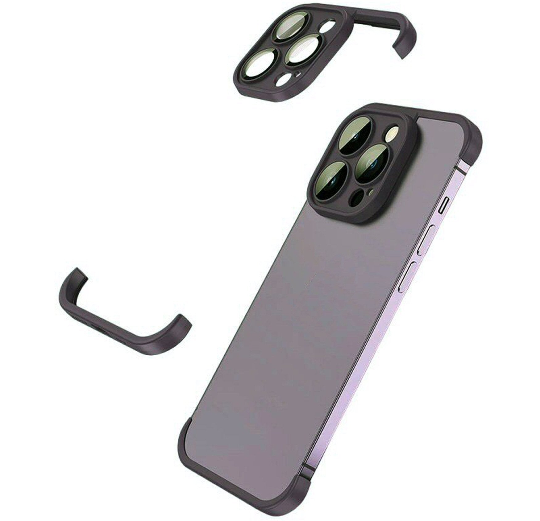 Corner Camera Protector For iPhone 16 Series Protection Pad Black Case Cover FoneFunShop