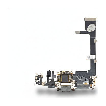 Charging Port For iPhone 11 Pro Black Flex Charging Port FoneFunShop