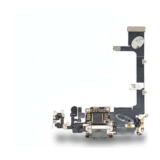Charging Port For iPhone 11 Pro Black Flex Charging Port FoneFunShop