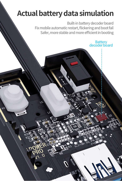 QianLi iPower Pro Max 8th Gen Power Cable Boots iPhone 6-16 Pro Max with One-Click Cable FoneFunShop