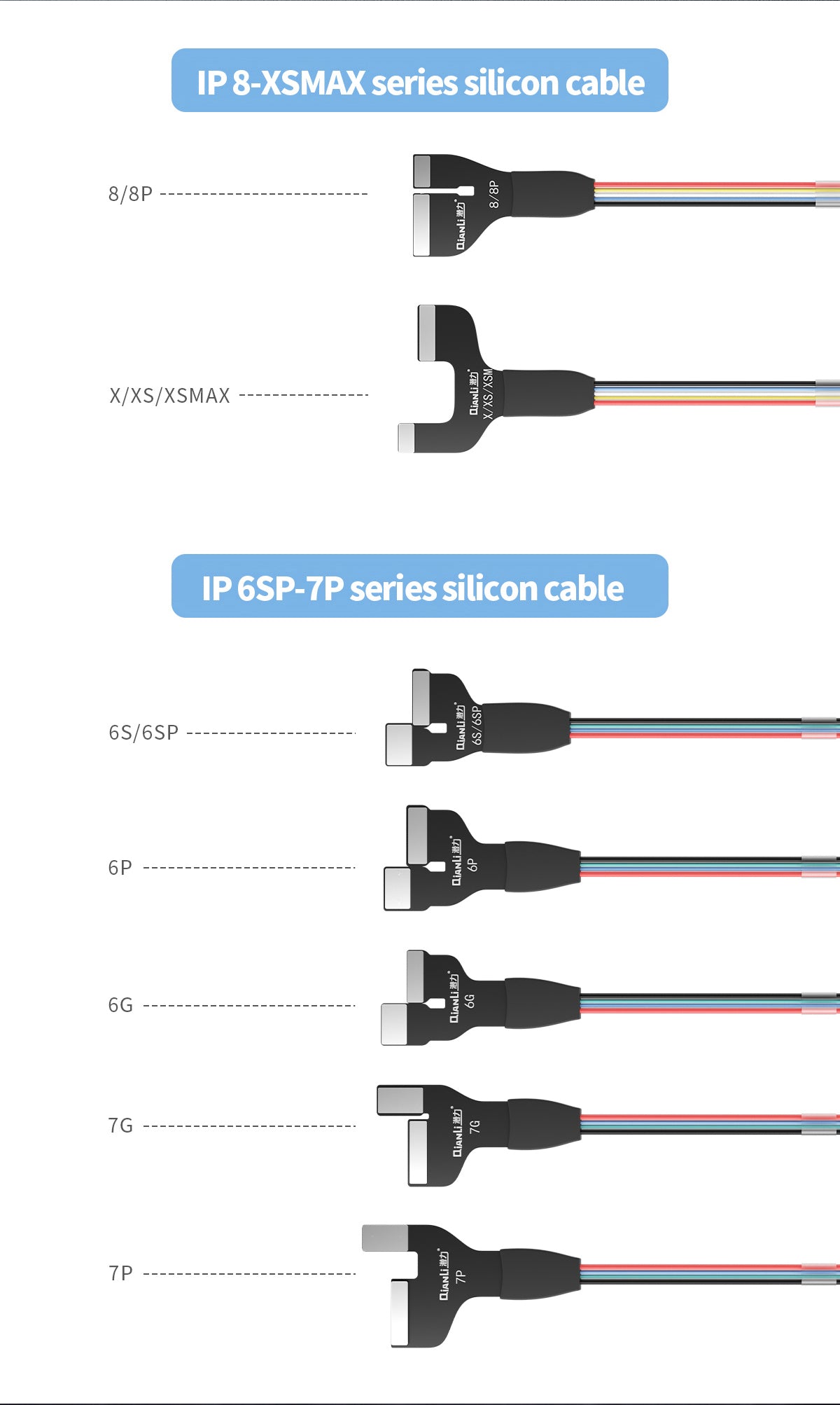QianLi iPower Pro Max 8th Gen Power Cable Boots iPhone 6-16 Pro Max with One-Click Cable FoneFunShop