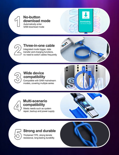 iSoft IS-007 Automatic Download Mode Cable For Sam Download Mode Cable FoneFunShop