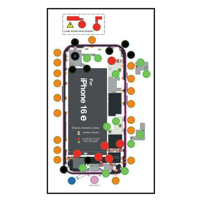 DottorPod iScrews For iPhone 16e Screw Holder Tray Organiser Guide Tool DottorPod