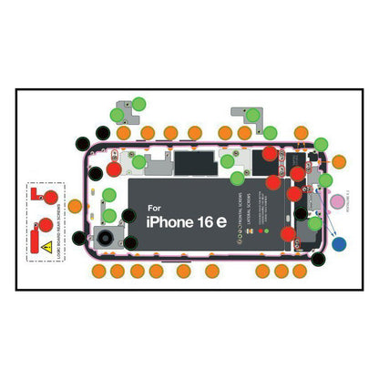 DottorPod iScrews For iPhone 16e Screw Holder Tray Organiser Guide Tool DottorPod
