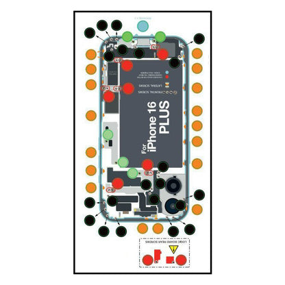 DottorPod iScrews For iPhone 16 Plus Screw Holder Tray Organiser Guide Tool DottorPod