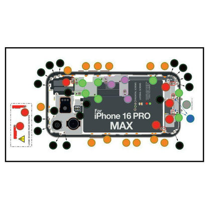 DottorPod iScrews For iPhone 16 Pro Max Screw Holder Tray Organiser Guide Tool DottorPod