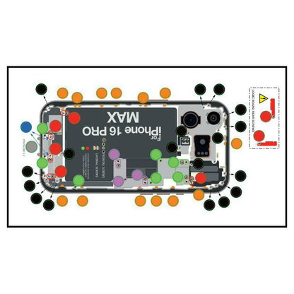 DottorPod iScrews For iPhone 16 Pro Max Screw Holder Tray Organiser Guide Tool DottorPod