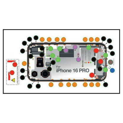 DottorPod iScrews For iPhone 16 Pro Screw Holder Tray Organiser Guide Tool DottorPod