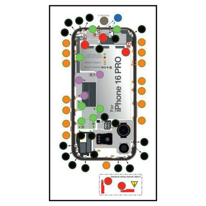 DottorPod iScrews For iPhone 16 Pro Screw Holder Tray Organiser Guide Tool DottorPod