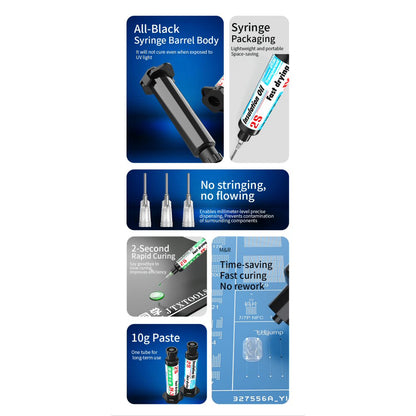 UV Curable Quick Drying Oil Jitongxue JY-2 Transparent Solder FoneFunShop