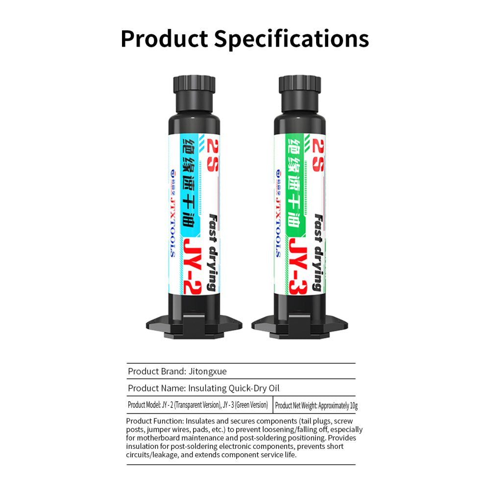 UV Curable Quick Drying Oil Jitongxue JY-3 Green Solder FoneFunShop