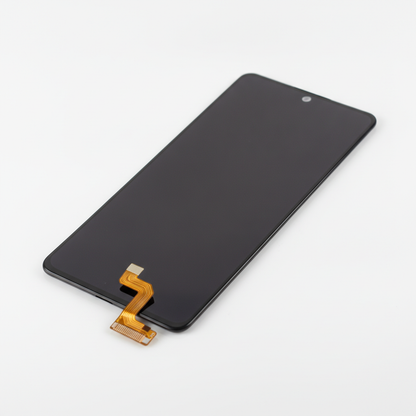 Aftermarket OLED screen for Samsung Galaxy S21 FE - angled view