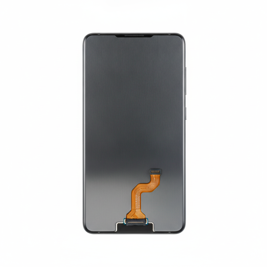Aftermarket OLED screen for Samsung Galaxy S21 FE - back of the panel and flex cable