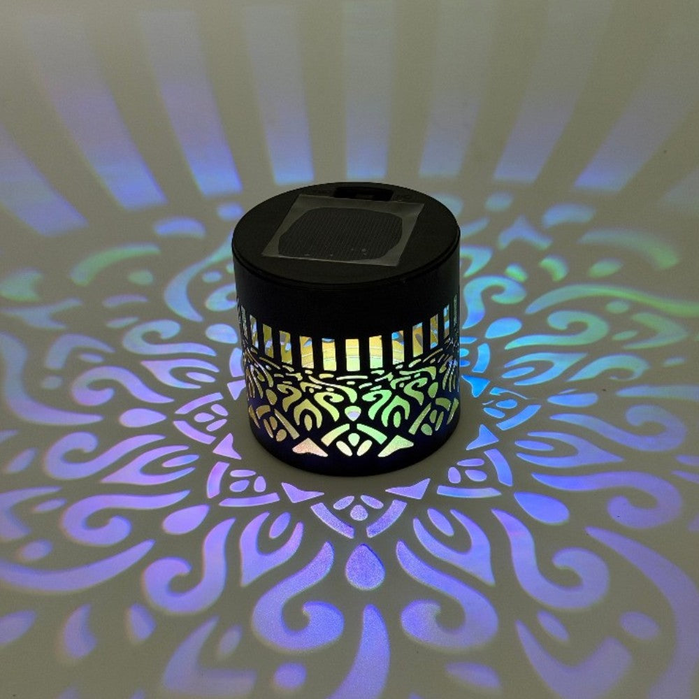 Outdoor LED Garden Wall Projector Solar Lights - Mandala Pattern Effect Lighting FoneFunShop