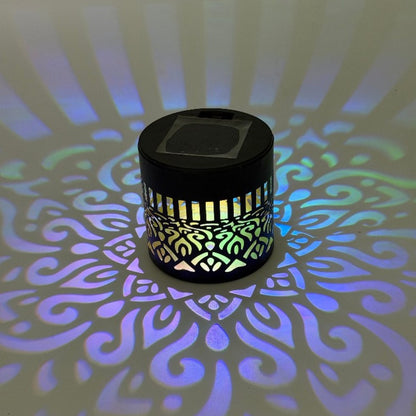 Outdoor LED Garden Wall Projector Solar Lights - Mandala Pattern Effect Lighting FoneFunShop