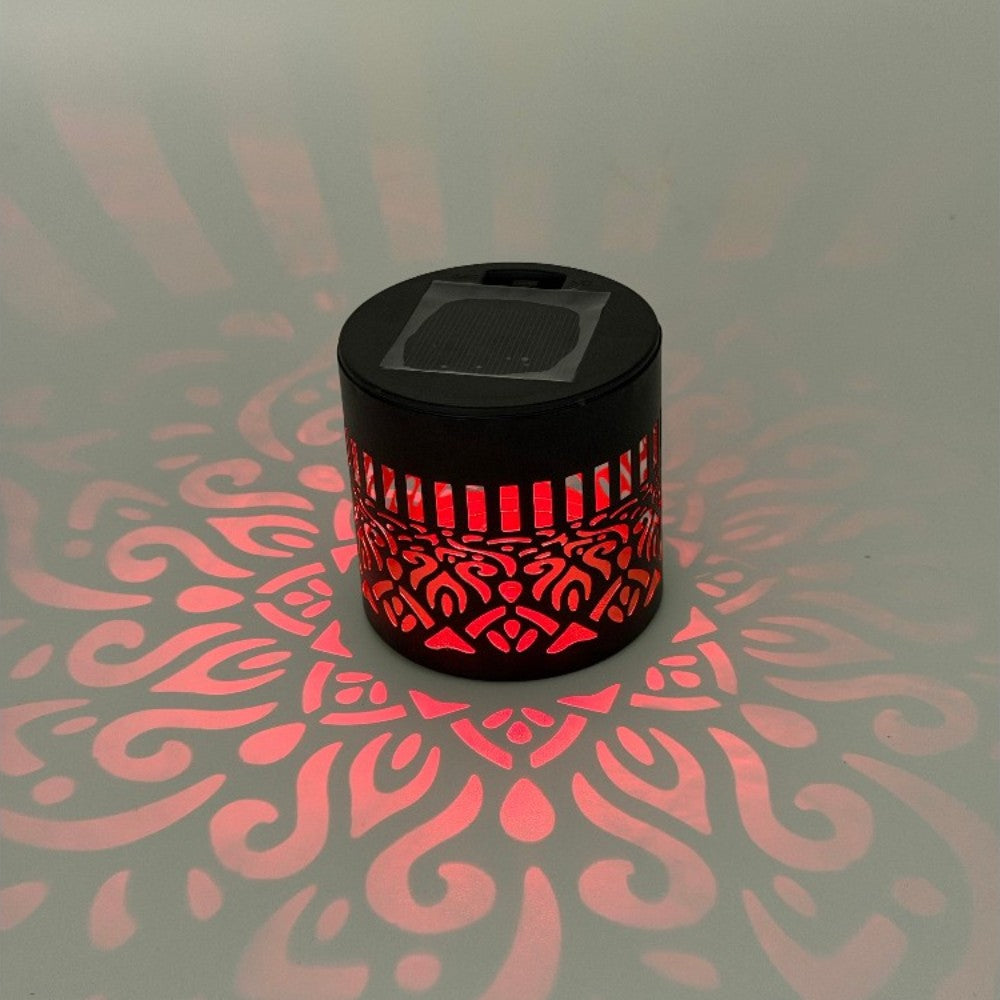 Outdoor LED Garden Wall Projector Solar Lights - Mandala Pattern Effect Lighting FoneFunShop