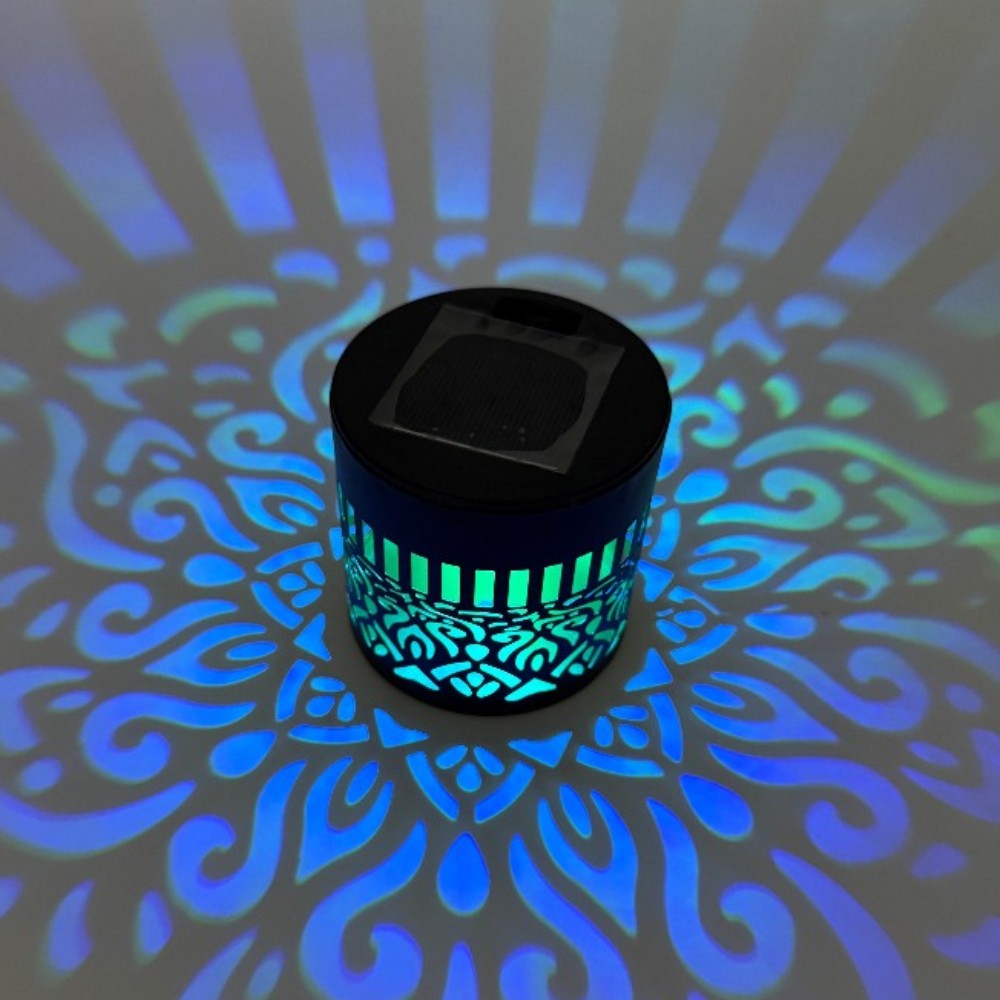 Outdoor LED Garden Wall Projector Solar Lights - Mandala Pattern Effect Lighting FoneFunShop