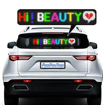 Flexible LED Sign Board Display Programmable with Smart App 33x20cm FoneFunShop