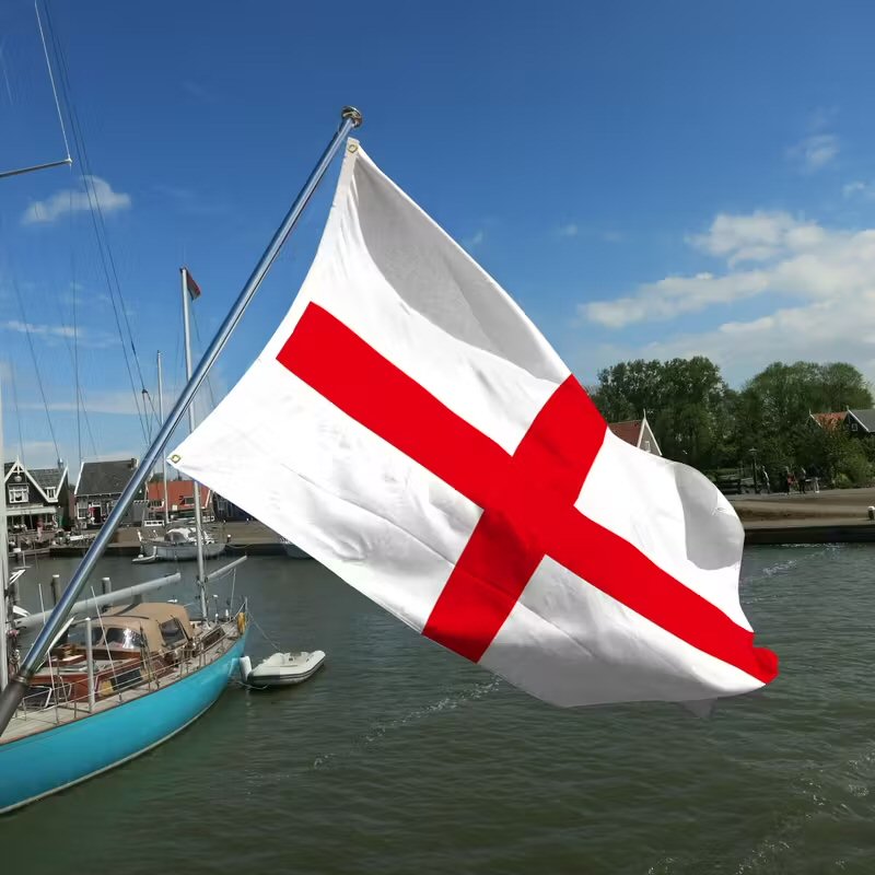 Large England Flag 5ft x 3ft (150cm x 90cm) English Cross St George - Perfect For World Cup Garden Decorations Flag FoneFunShop