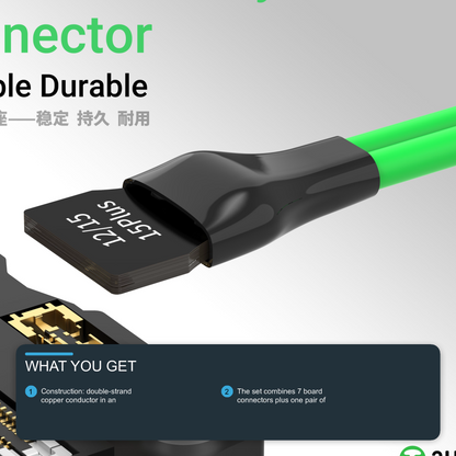 2UUL PW05 PCB Power Boot Cable 8 in 1 For iPhone 8 to 16 Pro Max DC Power Supply Phone Repair Tool FoneFunShop