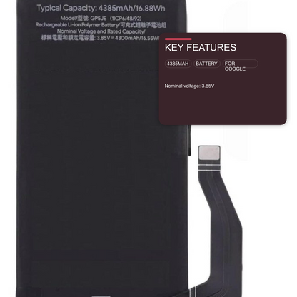 Replacement Battery for Google Pixel 7A 4385mAh Battery FoneFunShop