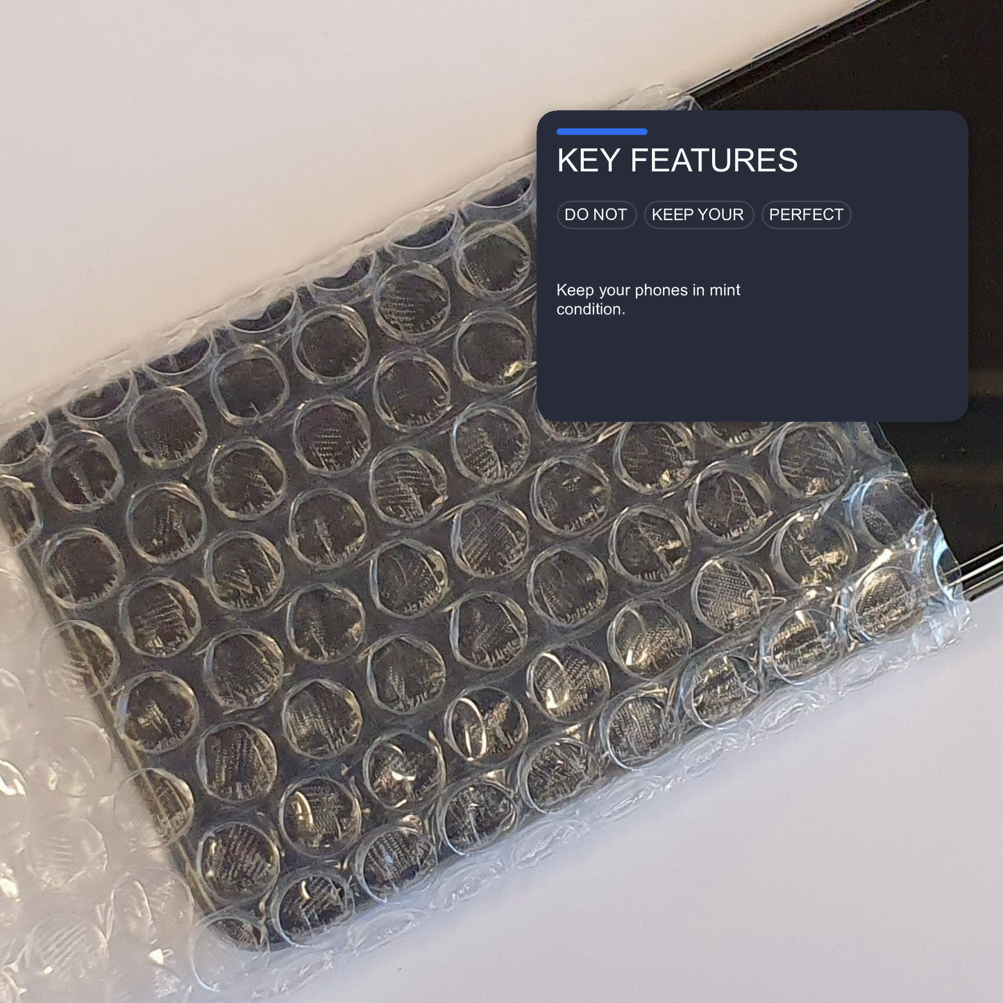 Bubble Bags For Larger Mobile Phones 100 Pcs Larger Reusable FoneFunShop
