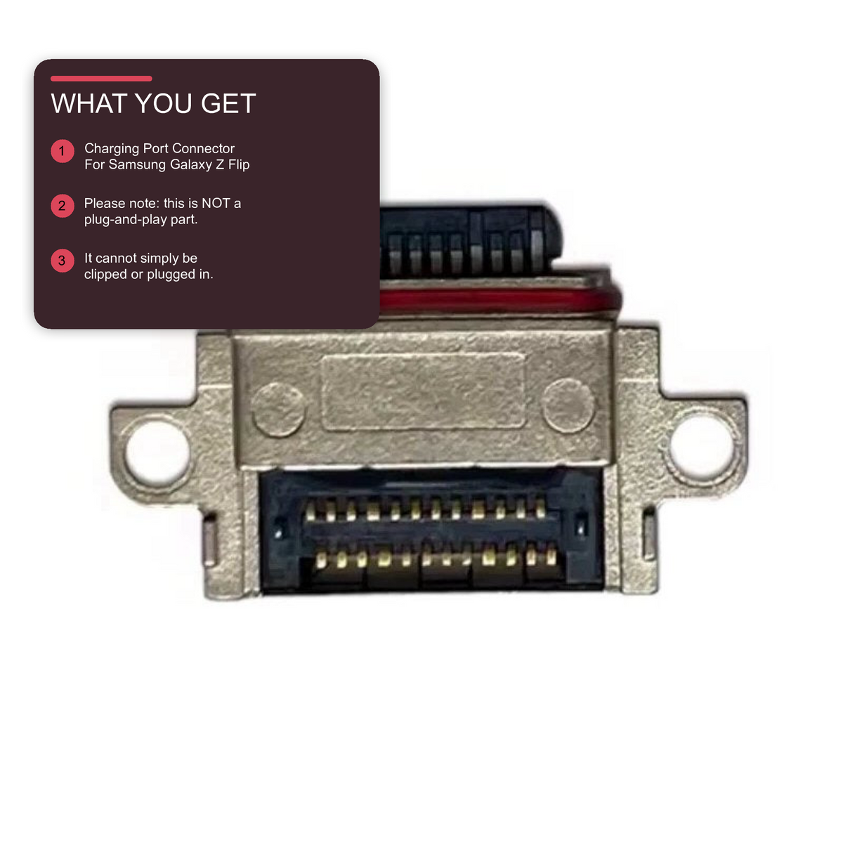 Charging Port Connector For Samsung Galaxy Z Flip 5 Charging Port FoneFunShop