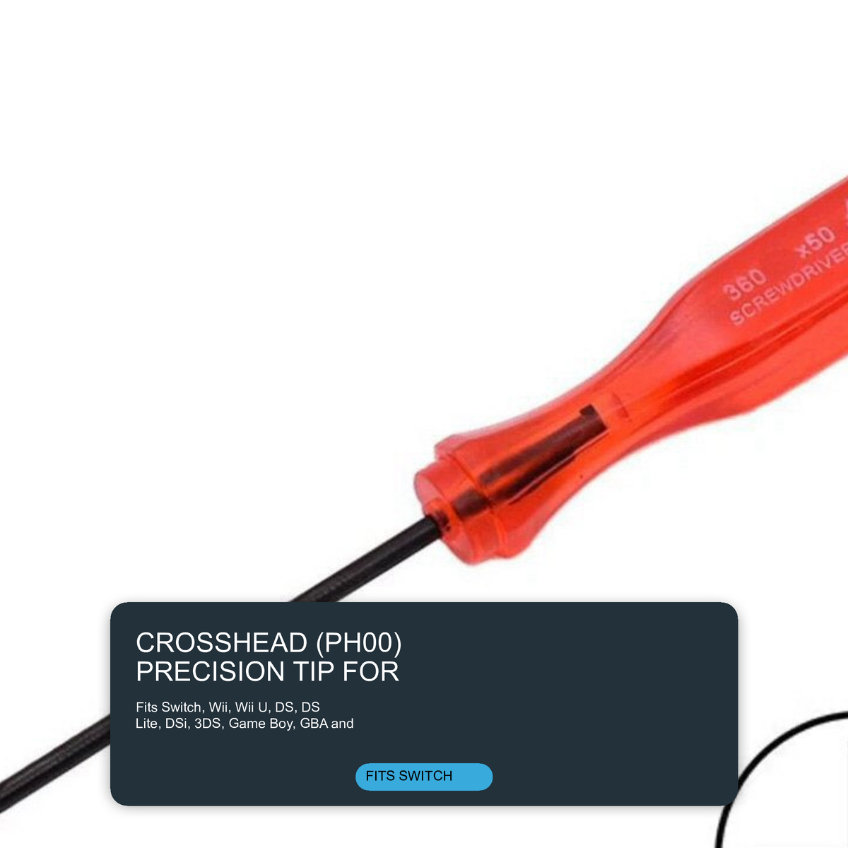 Crosshead 360 x 50 Screwdriver For PSP, DS Lite, Nintendo Wii, Dsi, NDSL, ND Screwdriver FoneFunShop