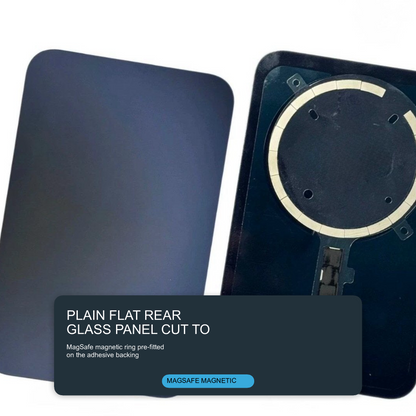 Glass Back For iPhone 17 Pro Blue Plain Without Logo Rear Glass FoneFunShop