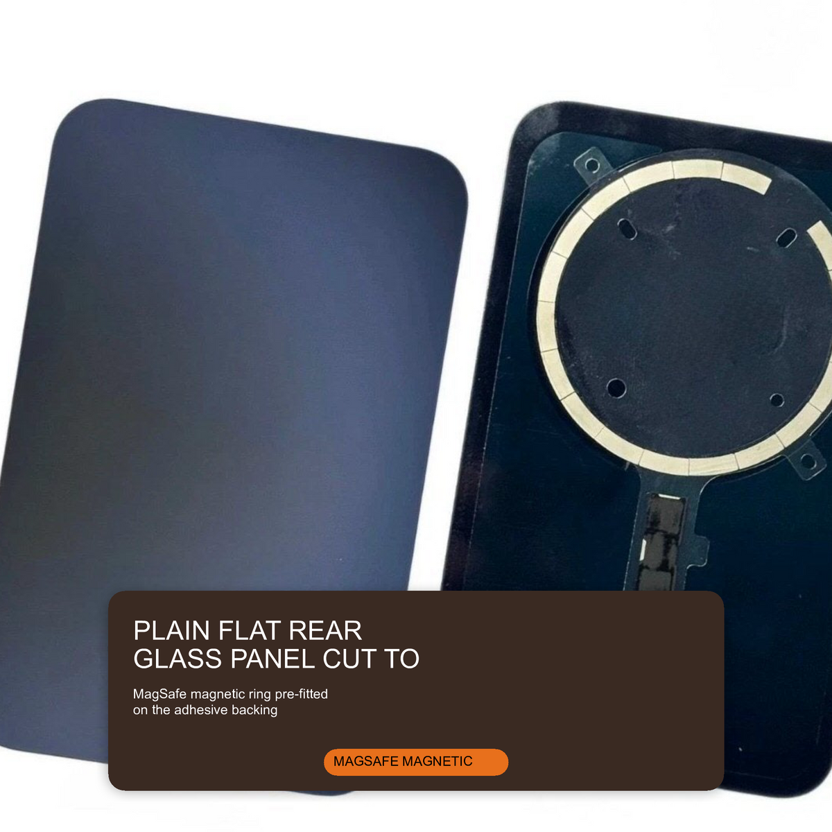 Glass Back For iPhone 17 Pro Max Blue Plain Without Logo Rear Glass FoneFunShop