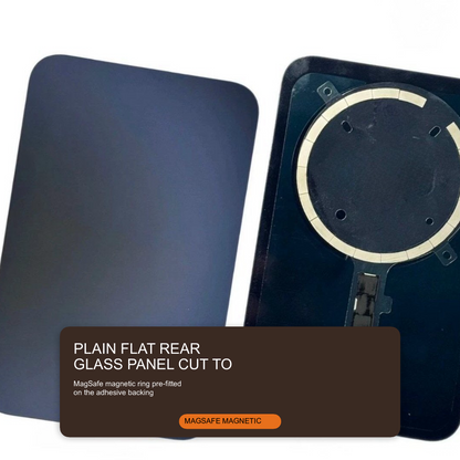 Glass Back For iPhone 17 Pro Max Blue Plain Without Logo Rear Glass FoneFunShop