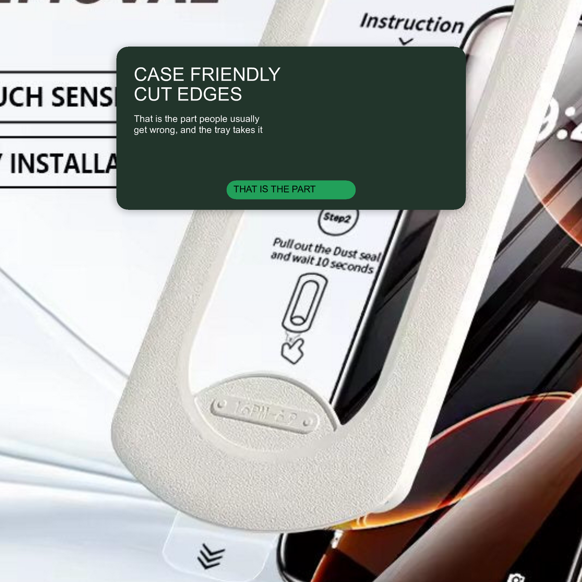 Glass Screen Protector For iPhone 18 Pro With Easy Applicator Screen Protector FoneFunShop