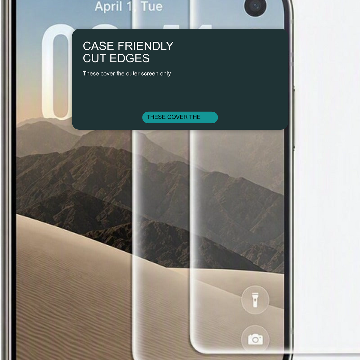 Screen Protector For iPhone Duo With Front Camera Cutout - 2 Pack Tempered Glass Screen Protector FoneFunShop