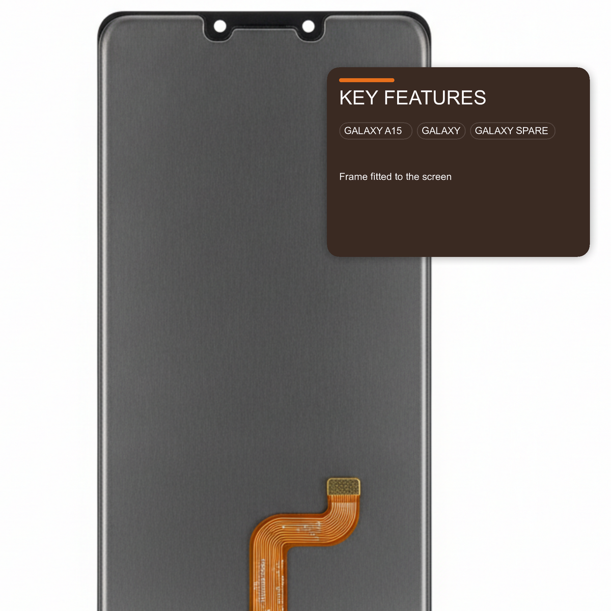 OLED Screen With Frame For Samsung Galaxy A15 4G 5G - Genuine Service Pack Screen FoneFunShop