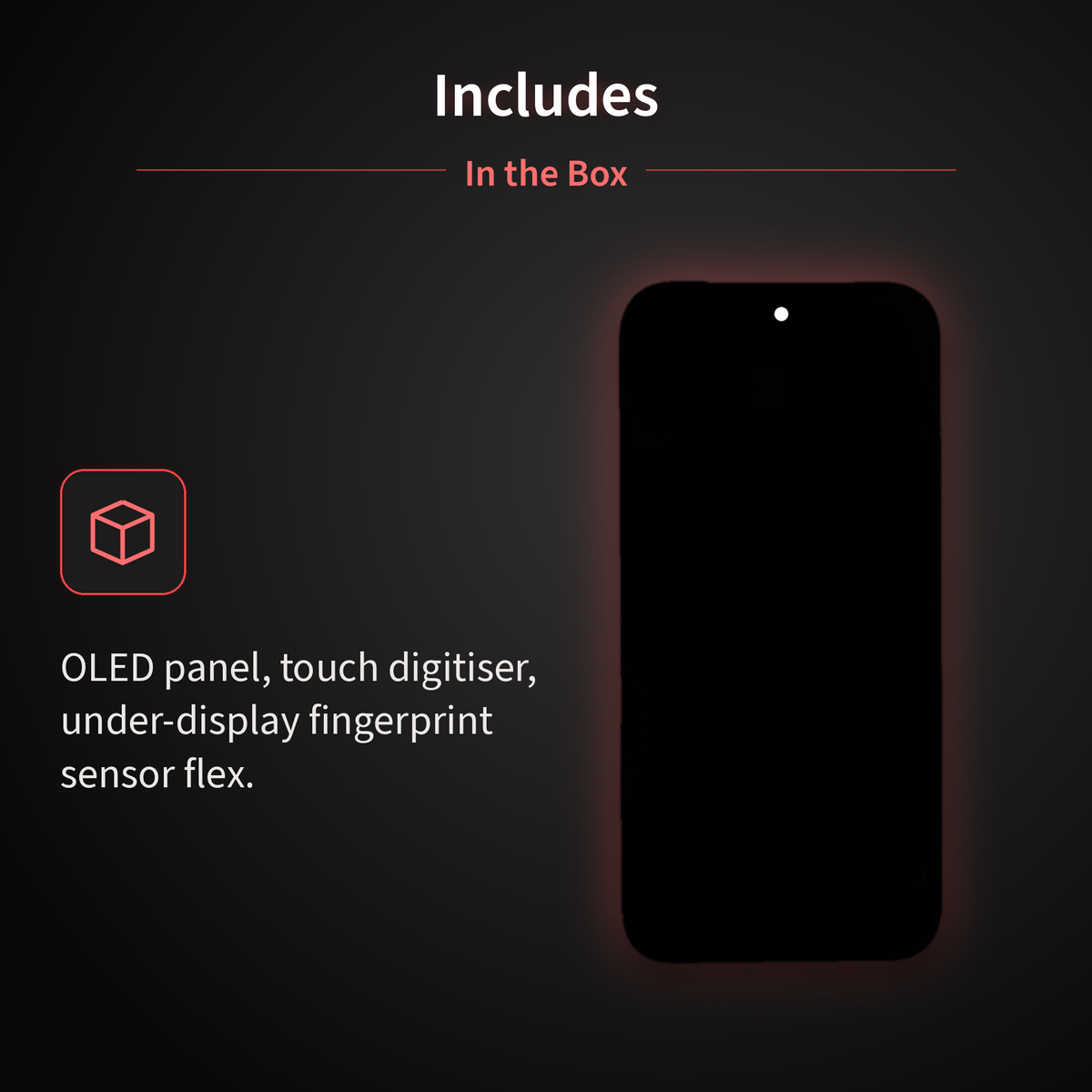 OLED Screen For Google Pixel 8a No Frame With Fingerprint Sensor Screen FoneFunShop