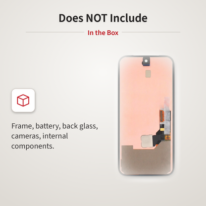OLED Screen For Google Pixel 8a No Frame With Fingerprint Sensor Screen FoneFunShop